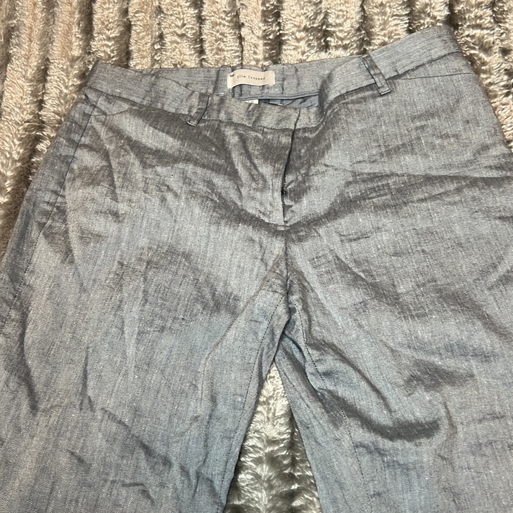 GAP slim cropped grey trouser pant